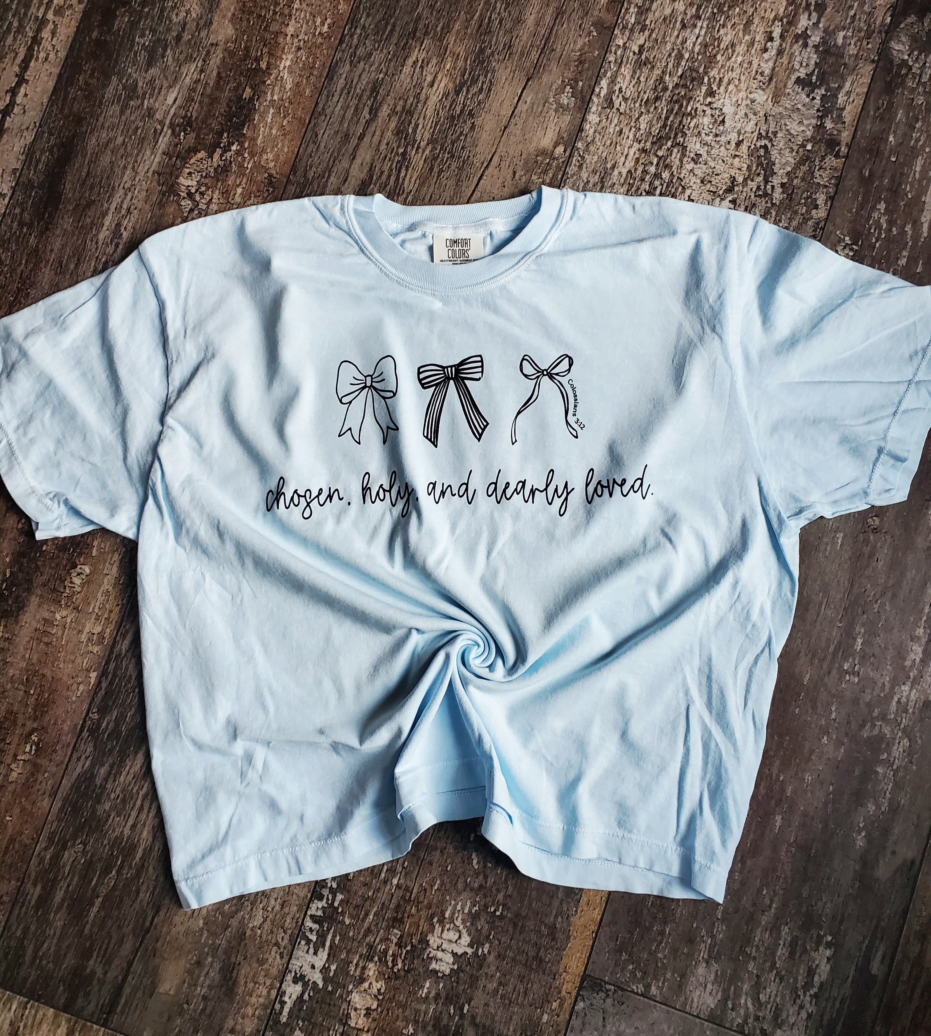 Chosen... CROPPED Comfort Colors Tee