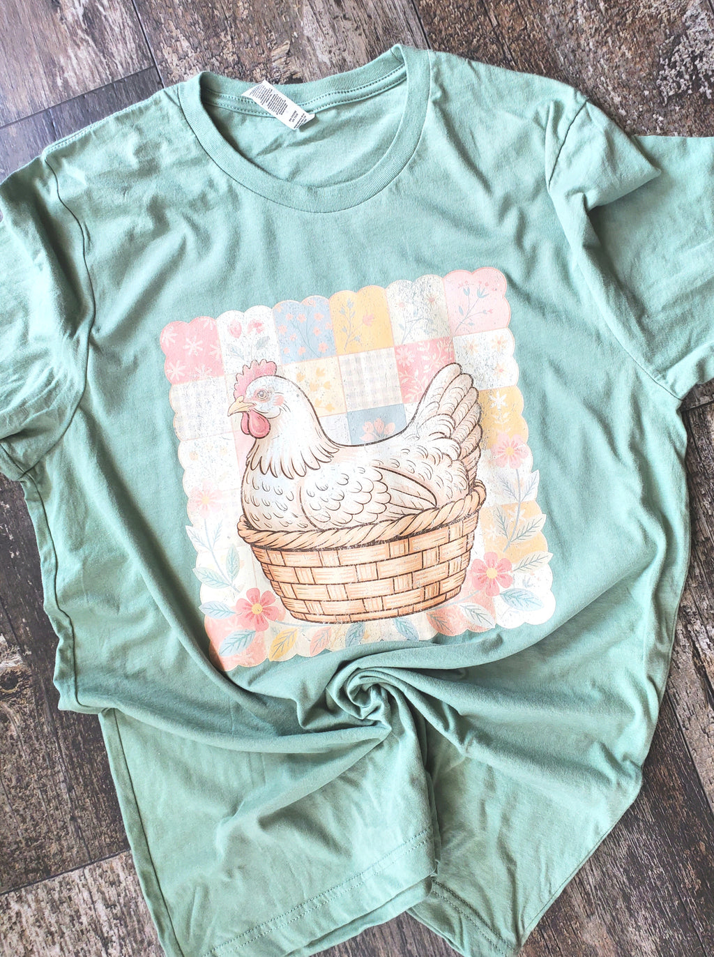 Quilted Hen on Nest